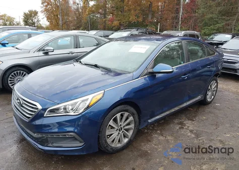 2016 Hyundai Sonata Sport from USA, damaged, VIN 5NPE34AF0GH366853